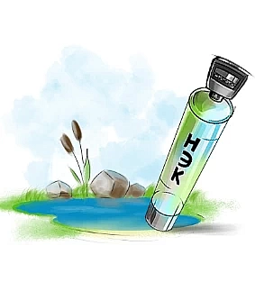 Очистка воды из реки, озера