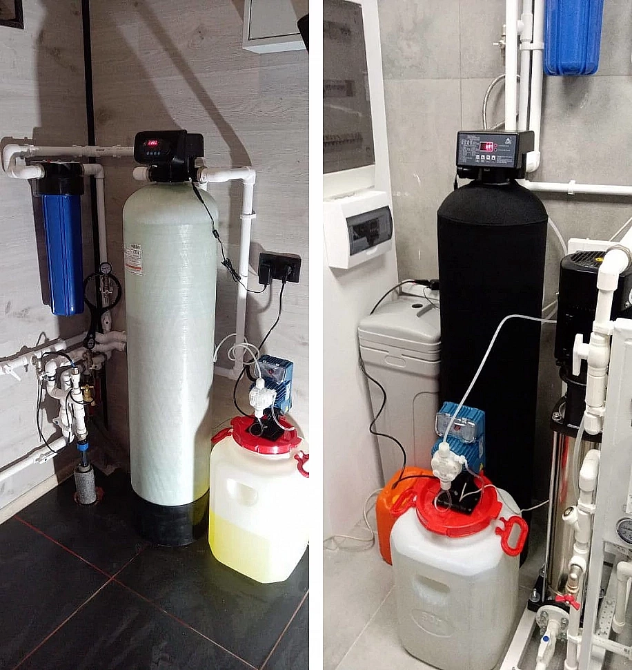Система очистки воды из скважины с дозацией